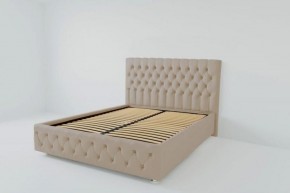 Кровать Версаль с ортопедическим основанием 800 (велюр светло-серый) в Губахе - gubaha.ok-mebel.com | фото