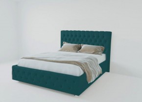 Кровать Версаль с ПМ 800 (велюр бирюзовый) в Губахе - gubaha.ok-mebel.com | фото 1