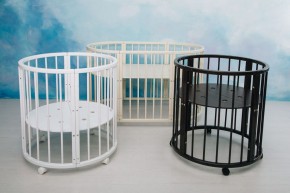 Кроватка-трансформер Classic 6в1 + комплект матрасов (венге) в Губахе - gubaha.ok-mebel.com | фото 12