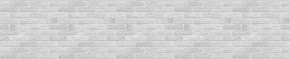 Кухонный фартук 610х3000х1,5 (композит) КМ Кирпич серый в Губахе - gubaha.ok-mebel.com | фото