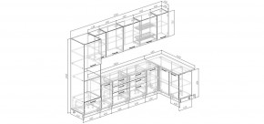 Кухонный гарнитур Антик 3200*1400 (Стол. 38мм) в Губахе - gubaha.ok-mebel.com | фото 2