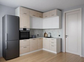 Кухонный гарнитур Демо 2200*1700 (Стол. 38мм) в Губахе - gubaha.ok-mebel.com | фото
