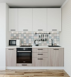 Кухонный гарнитур Демо 2200 (Стол. 26мм) в Губахе - gubaha.ok-mebel.com | фото