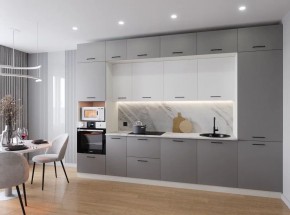 Кухонный гарнитур Элеганция  3400 (Стол. 26мм) в Губахе - gubaha.ok-mebel.com | фото