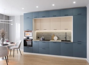 Кухонный гарнитур Фьюжн 3400 (Стол. 38мм) в Губахе - gubaha.ok-mebel.com | фото