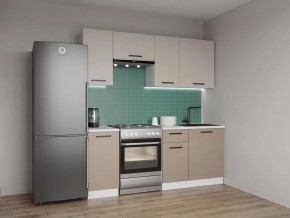 Кухонный гарнитур Каппучино 2000 (Стол. 38мм) в Губахе - gubaha.ok-mebel.com | фото