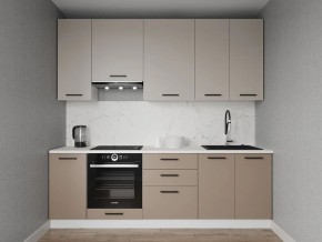 Кухонный гарнитур Каппучино 2400 h950 (Стол. 26мм) в Губахе - gubaha.ok-mebel.com | фото