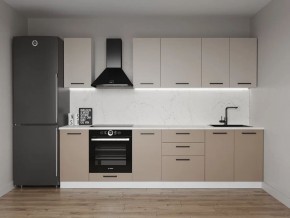 Кухонный гарнитур Каппучино 2800 (Стол. 38мм) в Губахе - gubaha.ok-mebel.com | фото