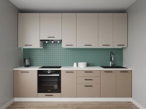 Кухонный гарнитур Каппучино 3000 h950 (Стол. 26мм) в Губахе - gubaha.ok-mebel.com | фото