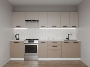 Кухонный гарнитур Каппучино 3000 (Стол. 26мм) в Губахе - gubaha.ok-mebel.com | фото