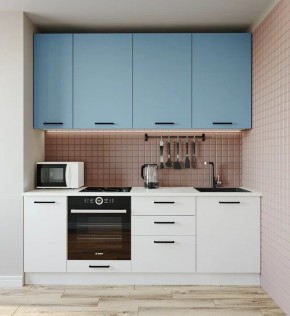 Кухонный гарнитур Капри 2200 h950 (Стол. 38мм) в Губахе - gubaha.ok-mebel.com | фото
