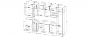 Кухонный гарнитур Капри 3400 (Стол. 38мм) в Губахе - gubaha.ok-mebel.com | фото 2