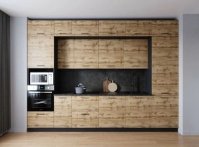 Кухонный гарнитур Крафт 3400 (Стол. 26мм) в Губахе - gubaha.ok-mebel.com | фото