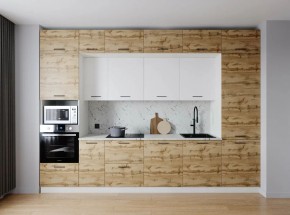Кухонный гарнитур Лада 3400 (Стол. 38мм) в Губахе - gubaha.ok-mebel.com | фото