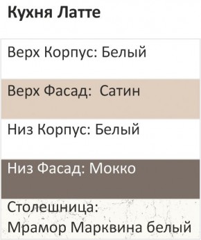 Кухонный гарнитур Латте 1800 (Стол. 26мм) в Губахе - gubaha.ok-mebel.com | фото 3