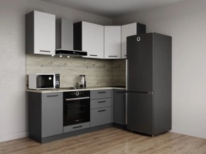 Кухонный гарнитур Меренга 2200*1000 (Стол. 38мм) в Губахе - gubaha.ok-mebel.com | фото