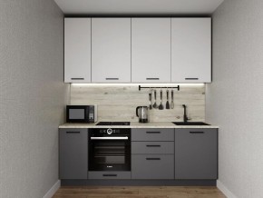 Кухонный гарнитур Меренга 2200 h950 (Стол. 38мм) в Губахе - gubaha.ok-mebel.com | фото