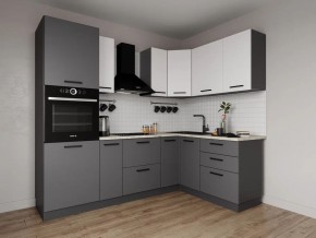 Кухонный гарнитур Меренга 2400*1600 (Стол. 38мм) в Губахе - gubaha.ok-mebel.com | фото