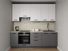 Кухонный гарнитур Меренга 2400 h950 (Стол. 26мм) в Губахе - gubaha.ok-mebel.com | фото
