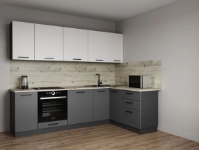 Кухонный гарнитур Меренга 2600*1600 (Стол. 26мм) в Губахе - gubaha.ok-mebel.com | фото