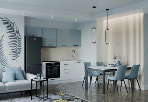 Кухонный гарнитур Ниагара 2550 (Стол. 38мм) в Губахе - gubaha.ok-mebel.com | фото