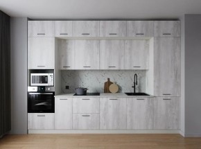 Кухонный гарнитур Пайн 3400 (Стол. 38мм) в Губахе - gubaha.ok-mebel.com | фото