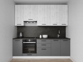 Кухонный гарнитур Санторини 2400 h950 (Стол. 38мм) в Губахе - gubaha.ok-mebel.com | фото