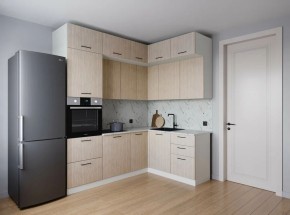 Кухонный гарнитур Шимо 2200*1700 (Стол. 26мм) в Губахе - gubaha.ok-mebel.com | фото