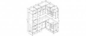 Кухонный гарнитур Шимо 2200*1700 (Стол. 38мм) в Губахе - gubaha.ok-mebel.com | фото 2
