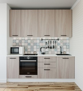 Кухонный гарнитур Шимо 2200 (Стол. 26мм) в Губахе - gubaha.ok-mebel.com | фото 1