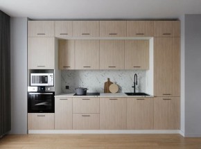Кухонный гарнитур Шимо 3400 (Стол. 26мм) в Губахе - gubaha.ok-mebel.com | фото