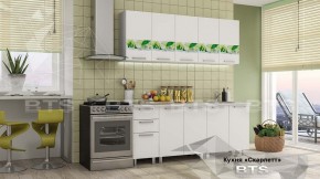 Кухонный гарнитур Скарлетт 2.0 (БТС) белый в Губахе - gubaha.ok-mebel.com | фото