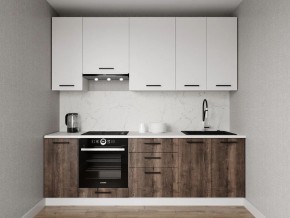 Кухонный гарнитур Старое Дерево 2400 h950 (Стол. 26мм) в Губахе - gubaha.ok-mebel.com | фото