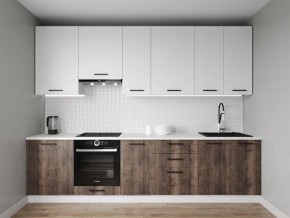 Кухонный гарнитур Старое Дерево 3000 h950 (Стол. 38мм) в Губахе - gubaha.ok-mebel.com | фото