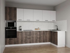Кухонный гарнитур Старое Дерево 3200*1400 (Стол. 26мм) в Губахе - gubaha.ok-mebel.com | фото