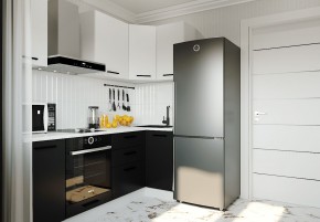 Кухонный гарнитур угловой Графика 2200х1000 (Стол. 38мм) в Губахе - gubaha.ok-mebel.com | фото