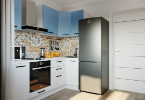 Кухонный гарнитур угловой Капри 2200х1000 (Стол. 38мм) в Губахе - gubaha.ok-mebel.com | фото