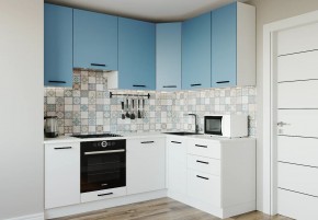 Кухонный гарнитур угловой Капри 2200х1600 h950 (Стол. 38мм) в Губахе - gubaha.ok-mebel.com | фото