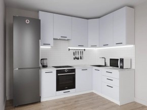 Кухонный гарнитур угловой Смоки 2200*1600 h950 (Стол. 38мм) в Губахе - gubaha.ok-mebel.com | фото