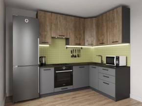 Кухонный гарнитур Умбра 2200*1600 h950 (Стол. 38мм) в Губахе - gubaha.ok-mebel.com | фото