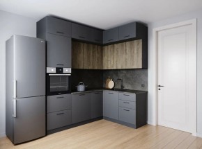 Кухонный гарнитур Умбра 2200*1700 (Стол. 38мм) в Губахе - gubaha.ok-mebel.com | фото
