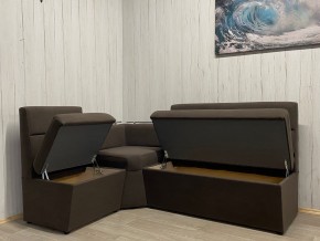 Кухонный уголок УЮТ низкий сектор (ППУ) велюр Luma 12 в Губахе - gubaha.ok-mebel.com | фото 2