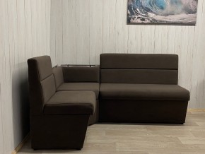 Кухонный уголок УЮТ низкий сектор (ППУ) велюр Luma 12 в Губахе - gubaha.ok-mebel.com | фото 3