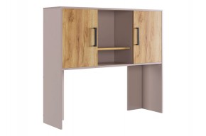 ЛАЙТ 2 Надстройка стола компьютерного (1200) кашемир в Губахе - gubaha.ok-mebel.com | фото