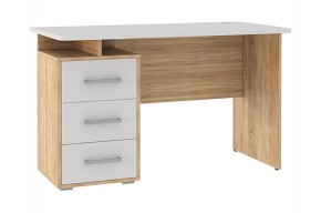 ЛАЙТ 2 Стол компьютерный (1200)  дуб сонома/белый в Губахе - gubaha.ok-mebel.com | фото