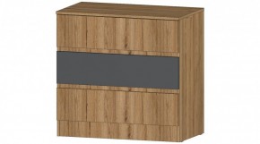 ЛЕНОРА Комод 3 ящика (графит) в Губахе - gubaha.ok-mebel.com | фото