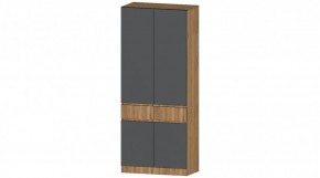 ЛЕНОРА Шкаф 2х створчатый (графит) в Губахе - gubaha.ok-mebel.com | фото