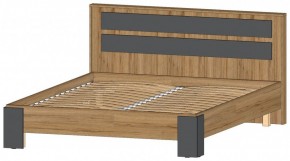 ЛЕНОРА Спальный гарнитур (модульный) графит в Губахе - gubaha.ok-mebel.com | фото 4