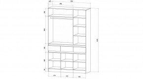 ЛЕНОРА Спальный гарнитур (модульный) кашемир в Губахе - gubaha.ok-mebel.com | фото 9