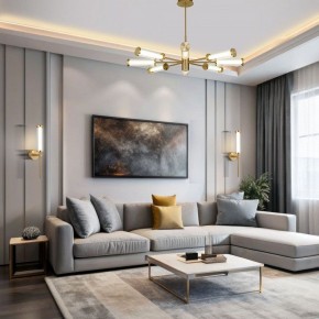 Люстра на штанге Eurosvet Stark 50386 LED латунь в Губахе - gubaha.ok-mebel.com | фото 3